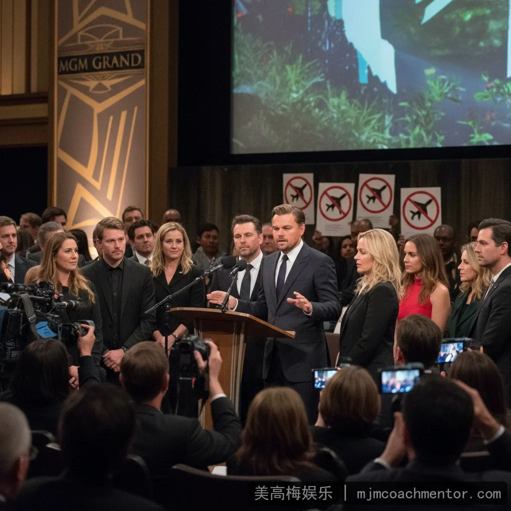 莱昂纳多·迪卡普里奥新片首映礼引争议：环保倡导者为何被质疑双标？